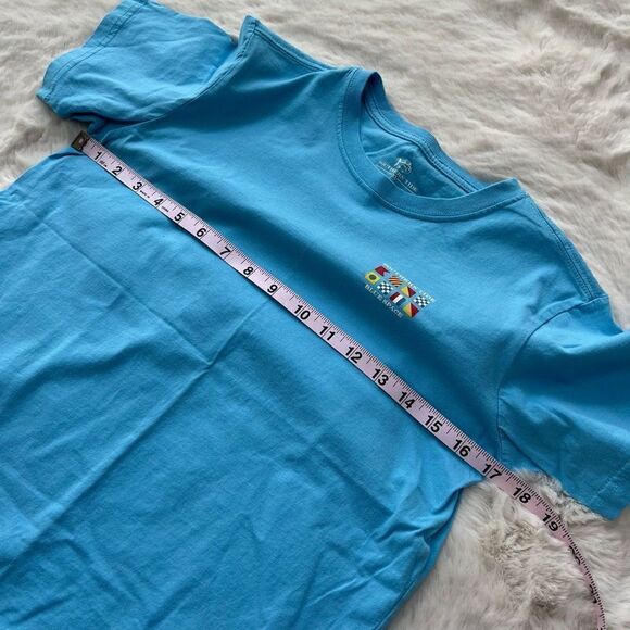 Southern Tide Signal Flags Short Sleeve Graphic Tee Sailing Blue boys XL - Picture 12 of 12